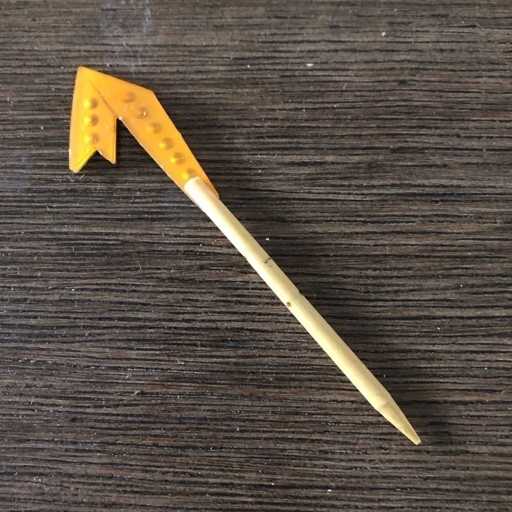 Vintage wood and resin hat pin - Picture 2 of 2